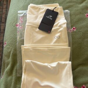 Cream Wide Leg Pants